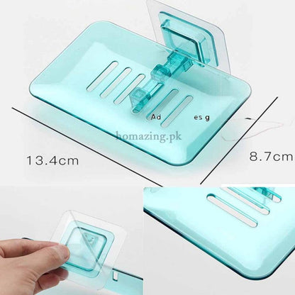 Wall Mounted Soap Drain Dishes Tray