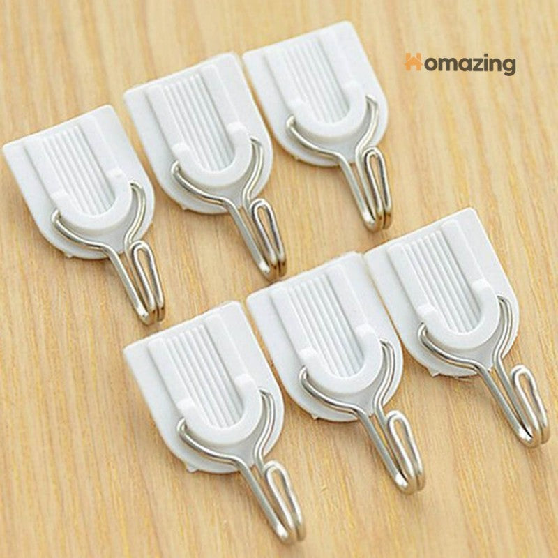 6Pcs Magic Sticky Hooks