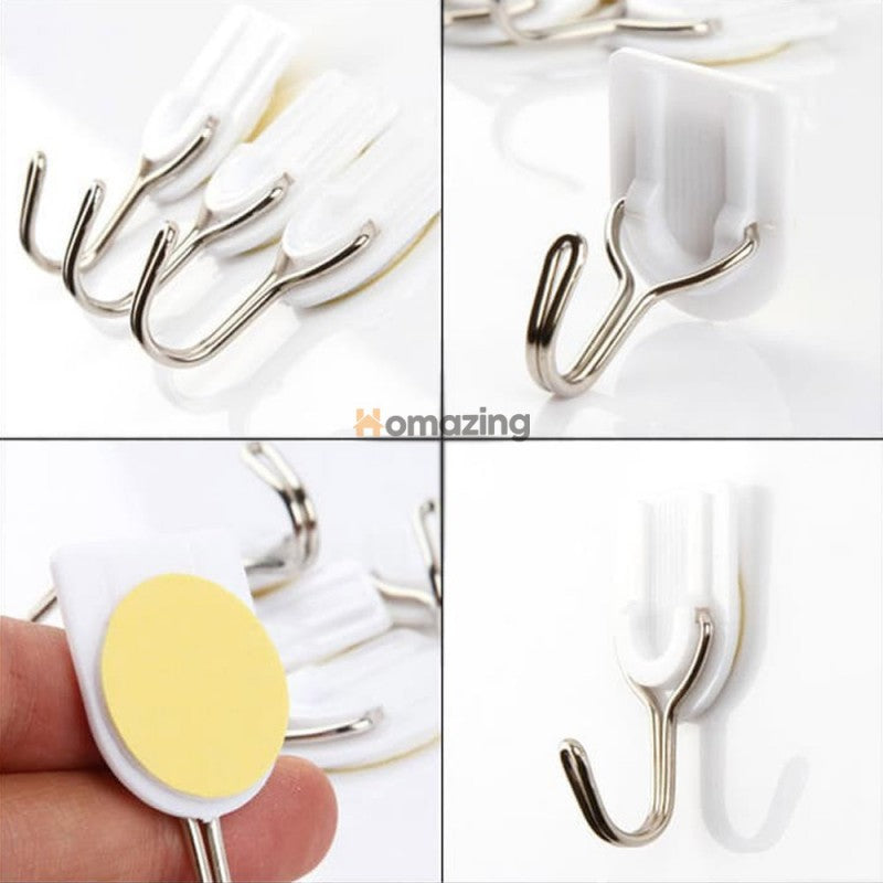 6Pcs Magic Sticky Hooks