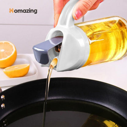 Oil Bottle Dispenser With Auto Flip Cap 630ml