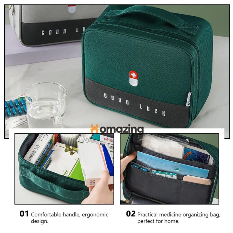 Medicine Storage Bag Organizer