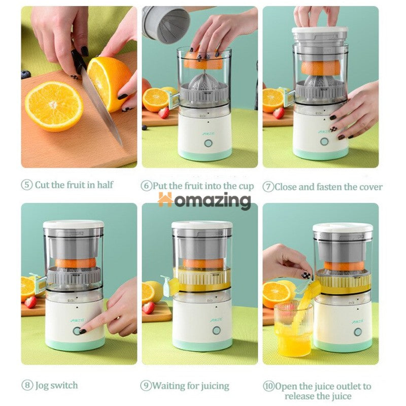 Citrus Juice Squeezer Rechargeable Portable Juicer