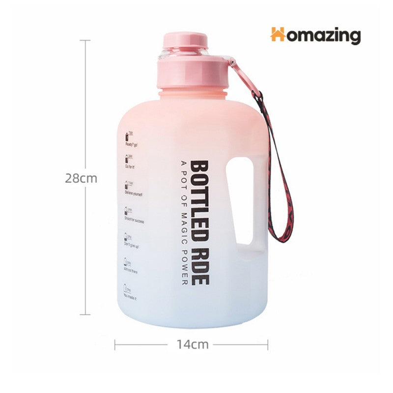 Water Bottle Shaker With Handle 2.2 Liter