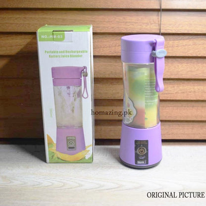 Portable Chargeable Travel Juicer Blender 6 Blade