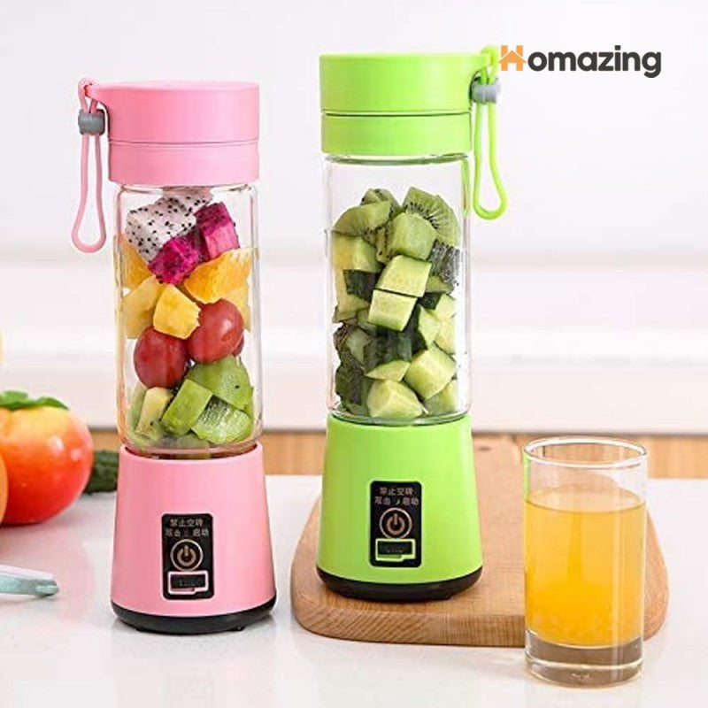 Portable Chargeable Travel Juicer Blender 6 Blade