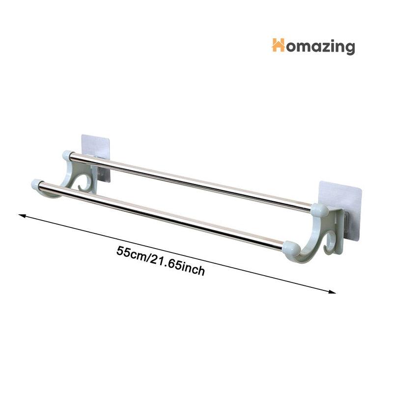 Double Rod Towel Hanger Rack