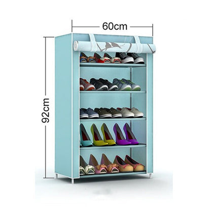 5 Layer Printed Shoe Organizer Rack