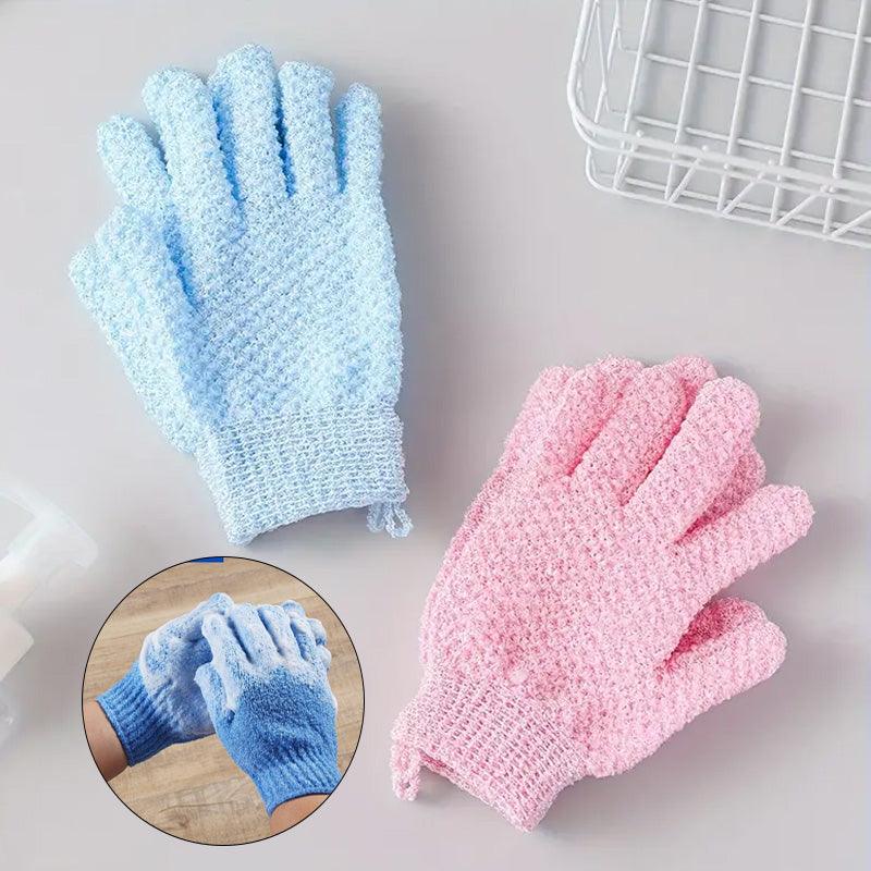 Bath Gloves Pair For Body Scrub