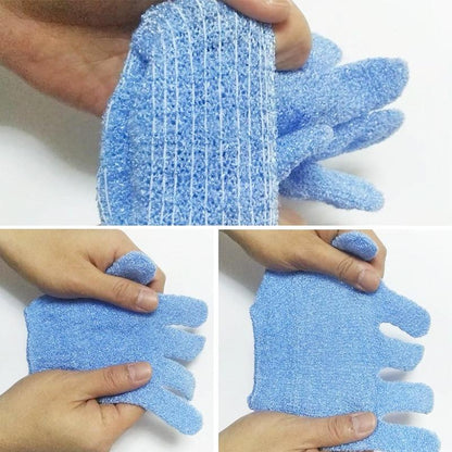 Bath Gloves Pair For Body Scrub