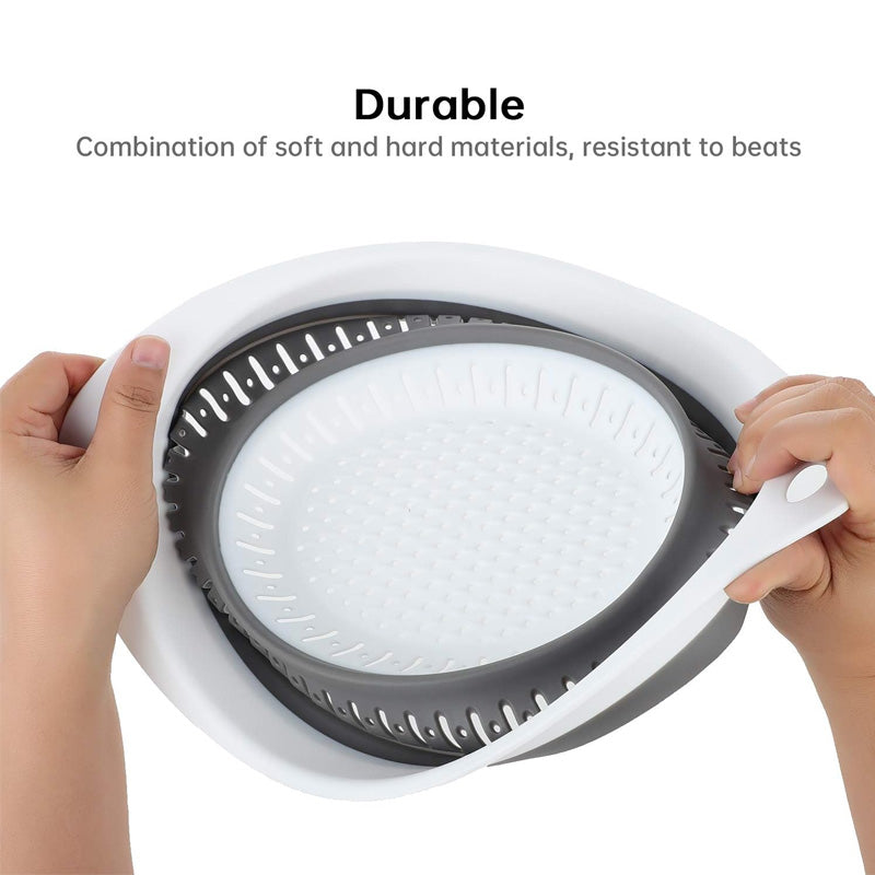 Folding Silicone Colander Basket