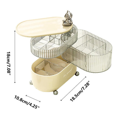 3 Tier 360 Rotating Jewelry Organizer