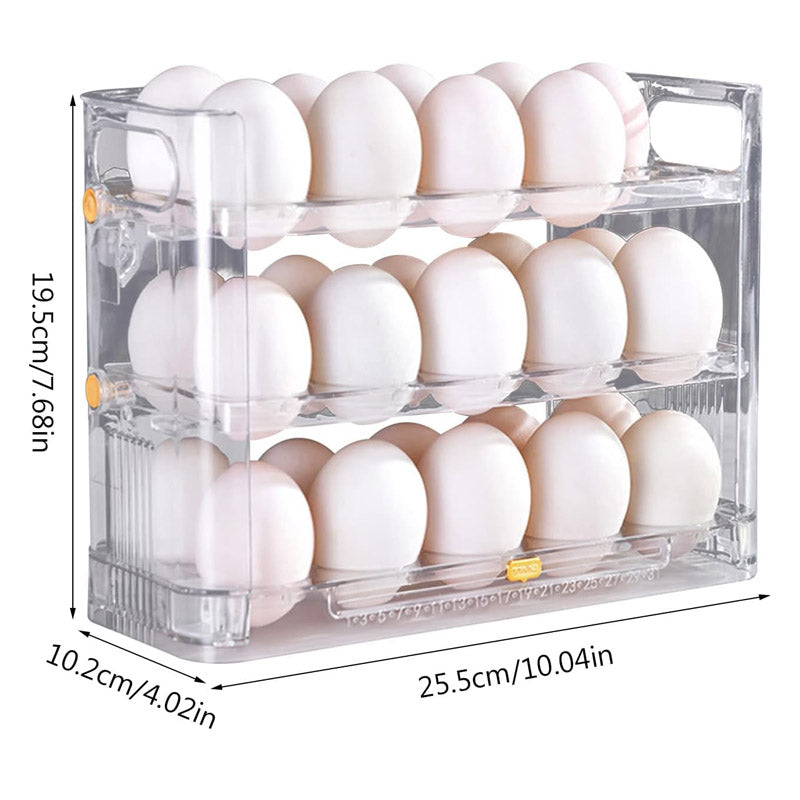 30 Grid Acrylic Egg Storage Organizer