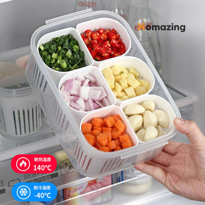 Food & Vegetable Storage Box With Lid