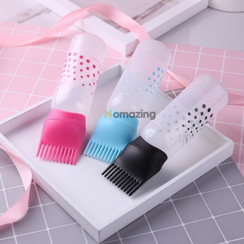 Hair Oil Comb bottle