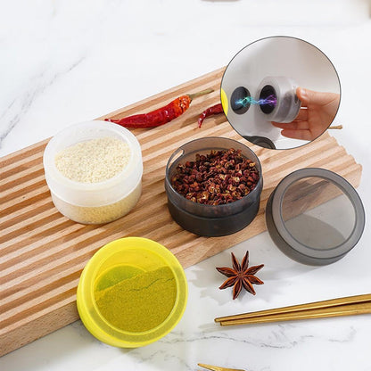 Magnetic Seasoning Spice Jars With Lid Pack Of 3