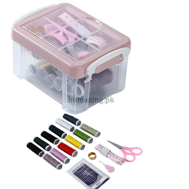 Multi-function Sewing Kit Box Double Layer