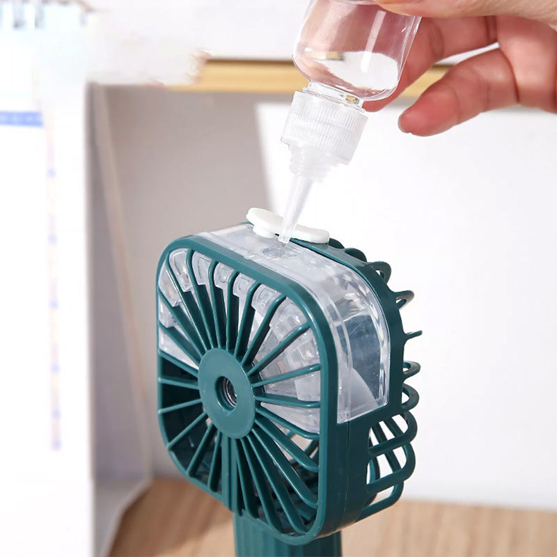 Mini Handheld Spray Fan USB Rechargeable