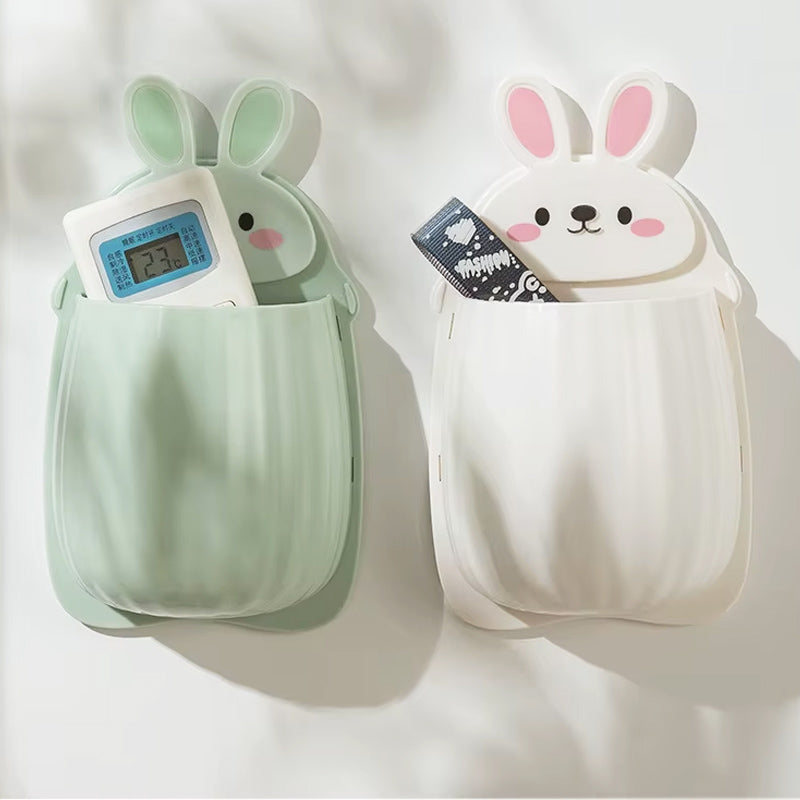 Cute Rabbit Wall Hanging Storage Rack