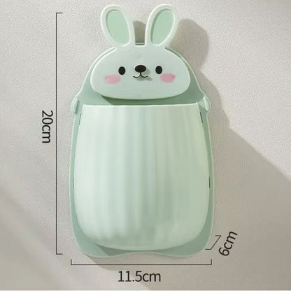 Cute Rabbit Wall Hanging Storage Rack