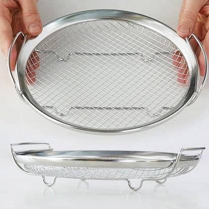 Frying Mesh Oil Filter Tray Stainless Steel