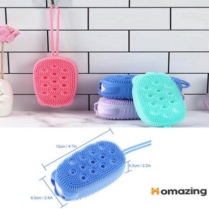 Silicone Bath & Massage Brush Double Sided