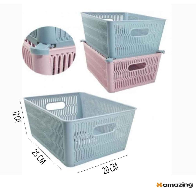 Stackable & Nestable Storage Basket