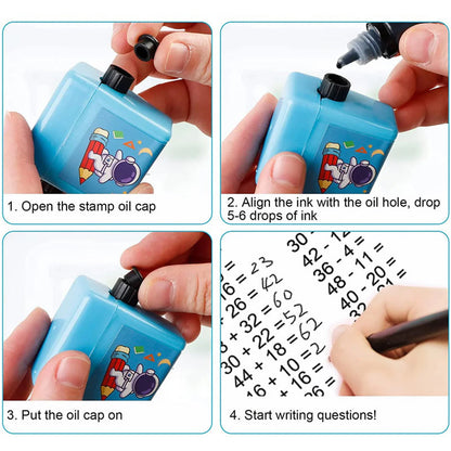 Roller Practice Number Stamp - Addition Tool For Kids