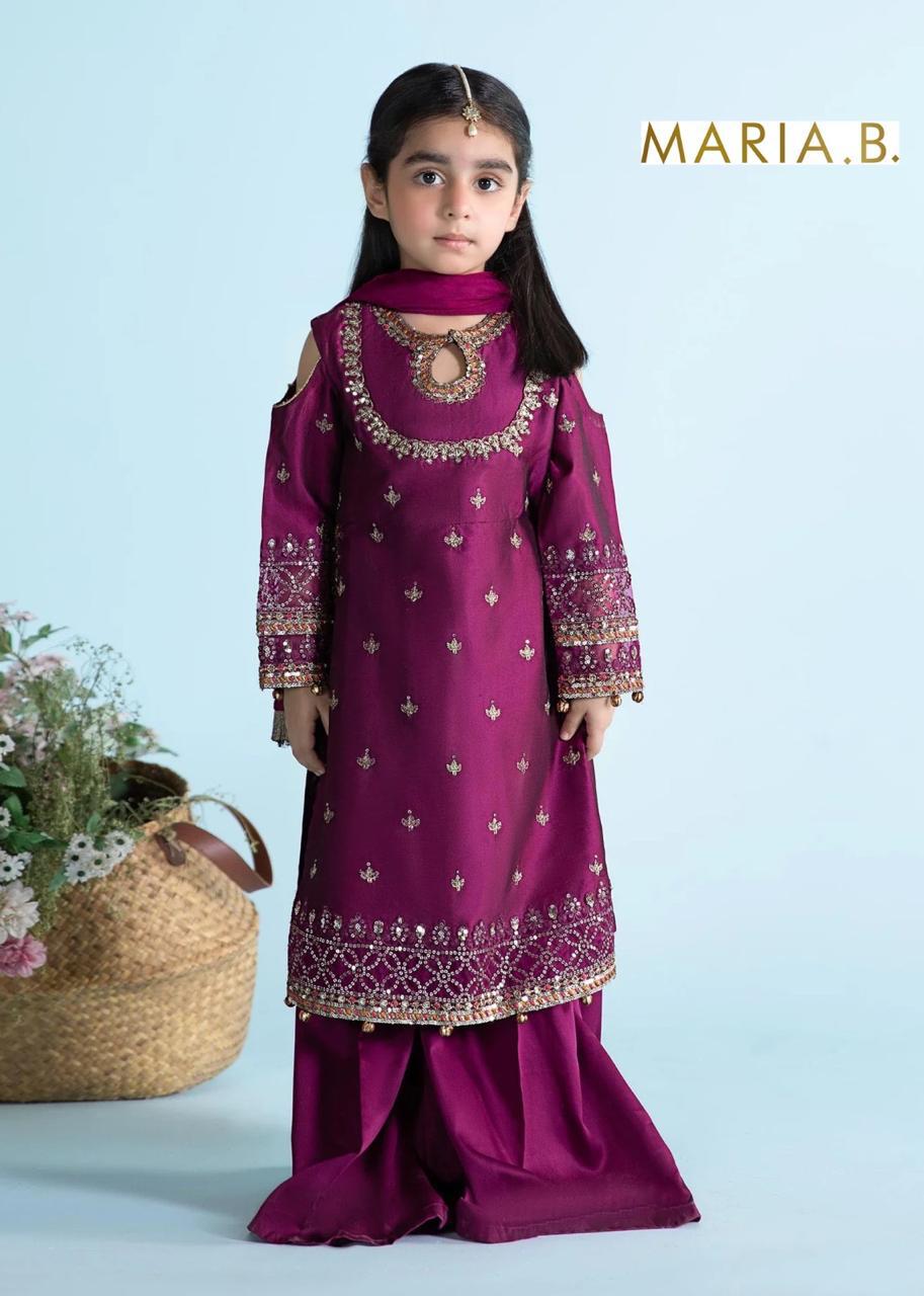 SUMMER _ COLLECTION 2025  Brand: Maria B. (Kids Collection) Category: 2 Piece  Fabric: 90/70 lawn