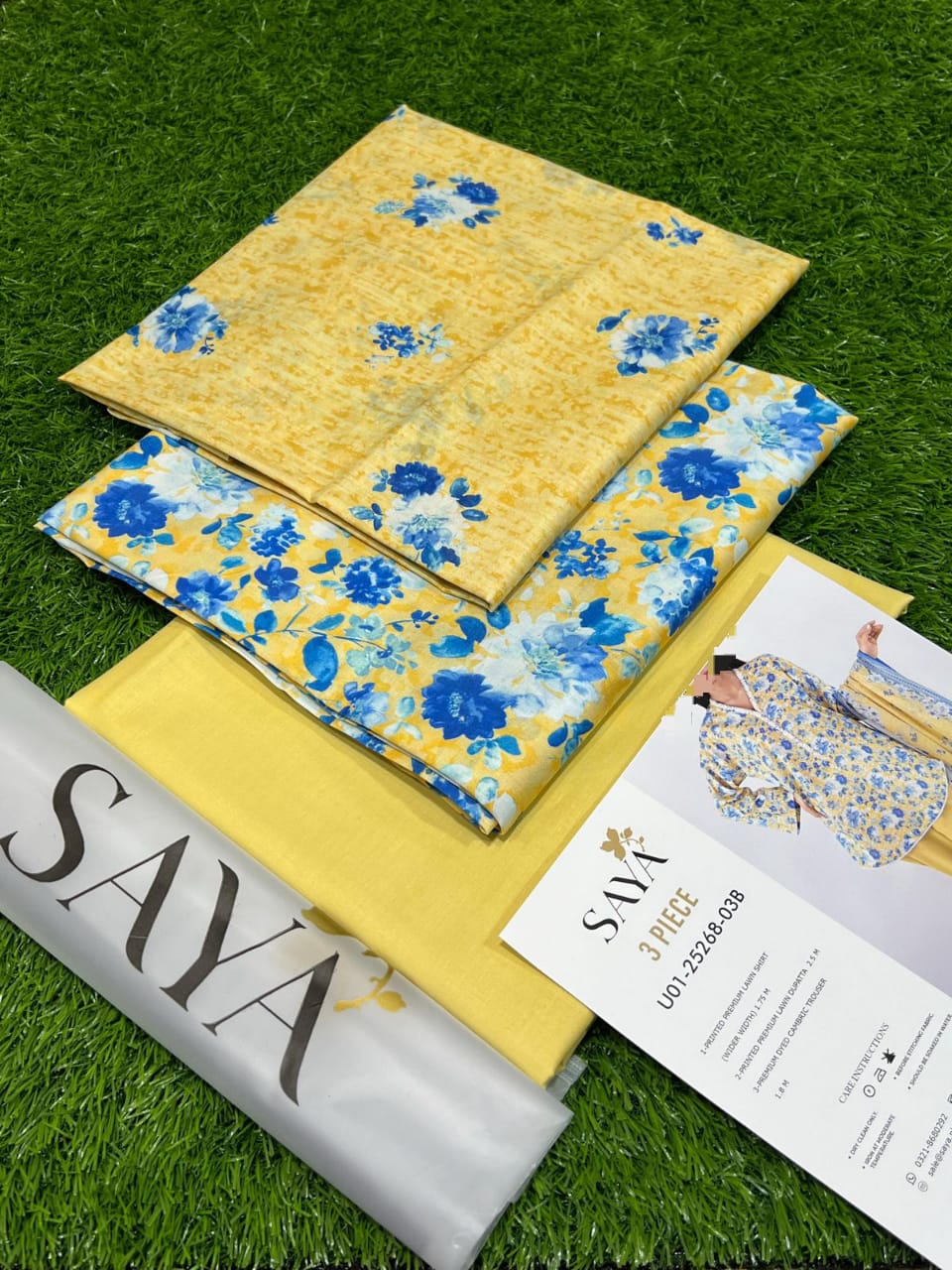 BRAND SAYA  LAWN 3PC COLLECTION ‘ 25