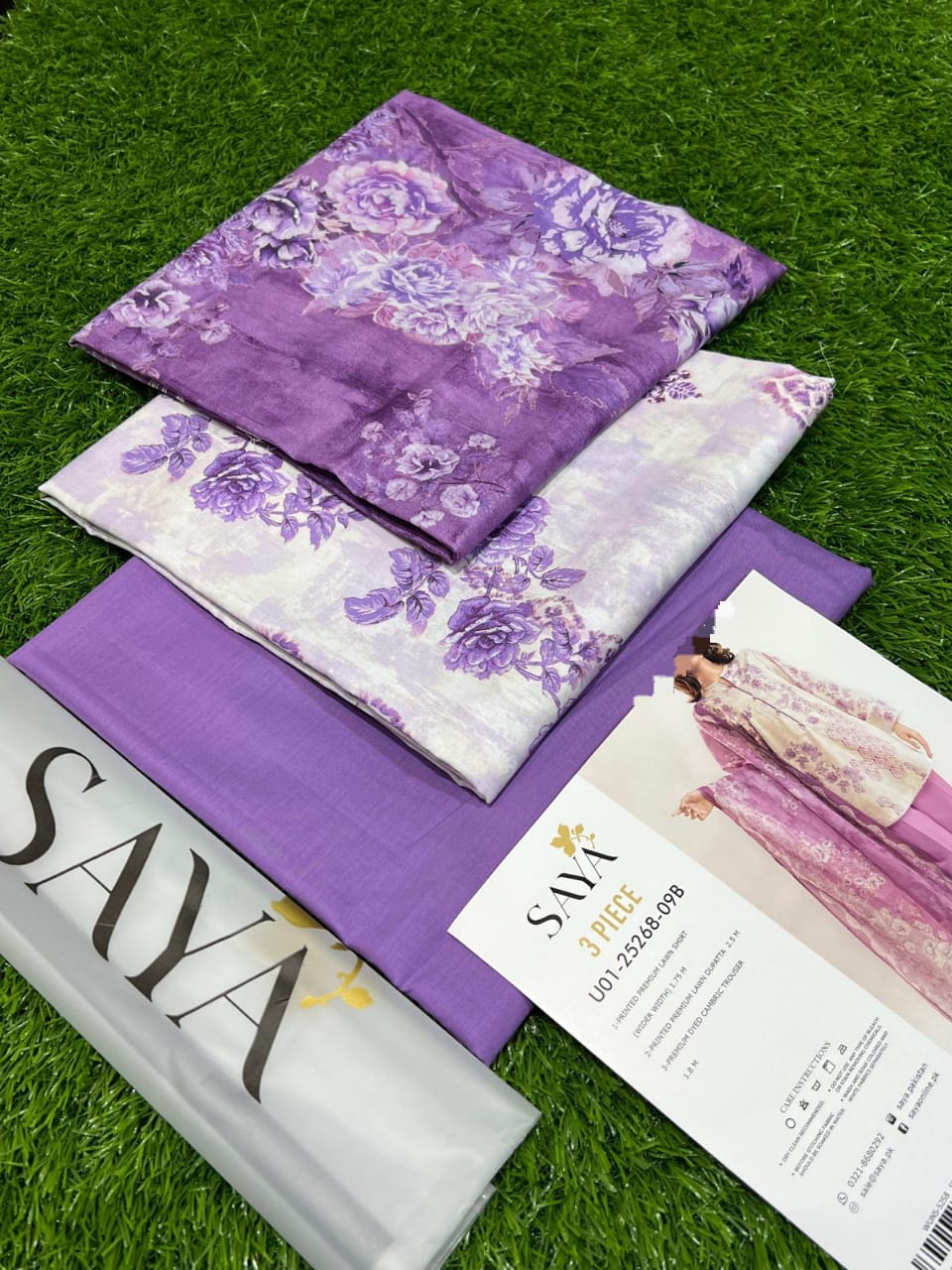 BRAND SAYA  LAWN 3PC COLLECTION ‘ 25