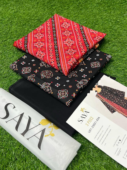 BRAND SAYA  LAWN 3PC COLLECTION ‘ 25