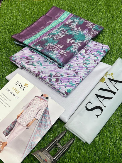 BRAND SAYA  LAWN 3PC COLLECTION ‘ 25