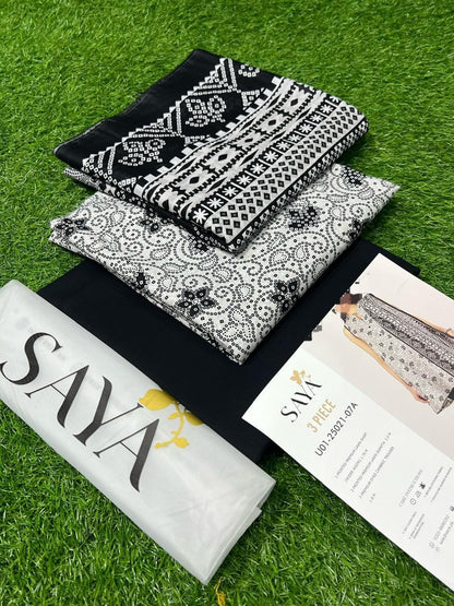 BRAND SAYA  LAWN 3PC COLLECTION ‘ 25