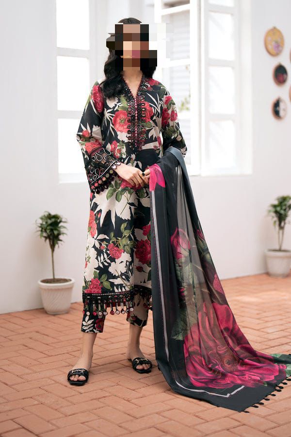 Brand :BAROUQA LAWN COLLECTION 2025  NEW CATLOG