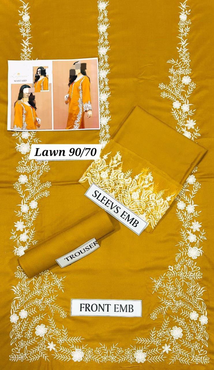 NEW ARRIVAL'S SUMMER 🥶 COLLECTION 2025✨  BRAND NAME STYLEO BY ASLING   FABRIC  PREMIUM AIR-JET LAWN QUALITY GUARANTEED ✅