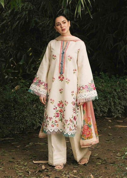 Brand Name ZARA SHAHJAHAN (Lawn)  SHIRT: Lawn DUPATTA: Swiss Lawn TROUSER: Lawn   By Pcs : 3 Pcs