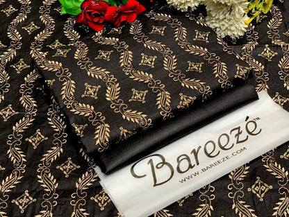 (BAREEZE LAWN 2025 OPENING)  EMBROIDERY LUXURY COTTON LAWN