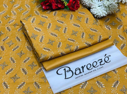 (BAREEZE LAWN 2025 OPENING)  EMBROIDERY LUXURY COTTON LAWN