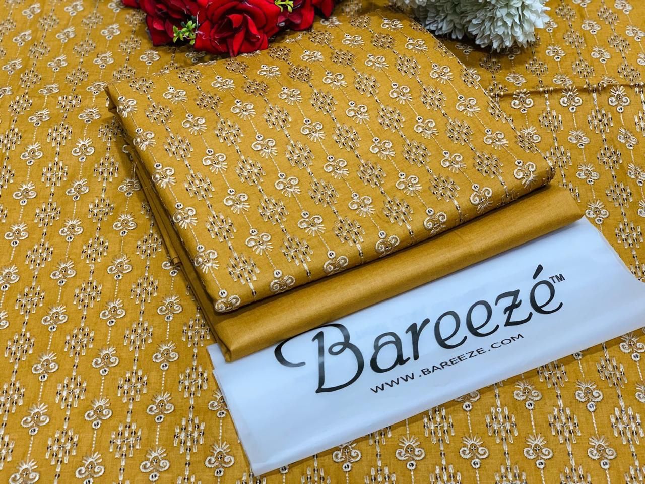 (BAREEZE LAWN 2025 OPENING)  EMBROIDERY LUXURY COTTON LAWN