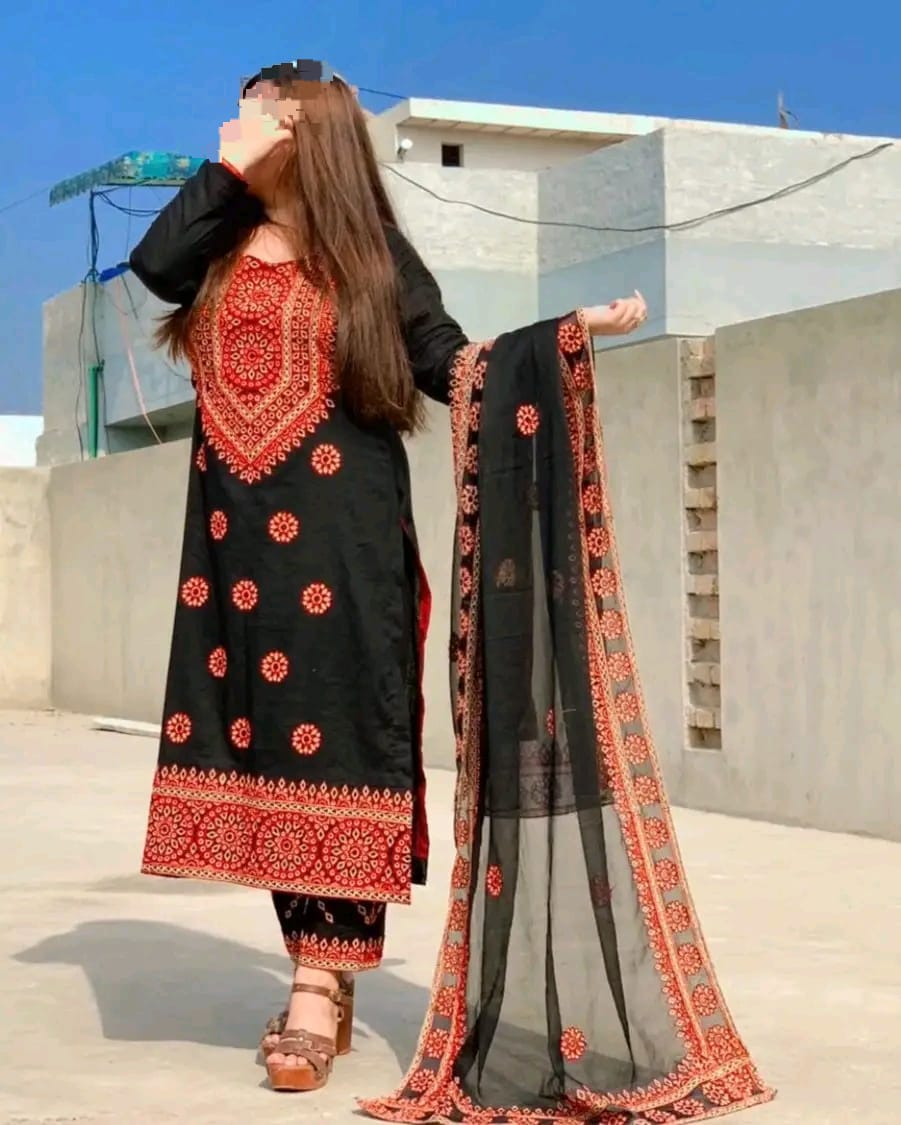 New Sindhi Tranditional Full Heavy With 04 border dupatta Eid Collection