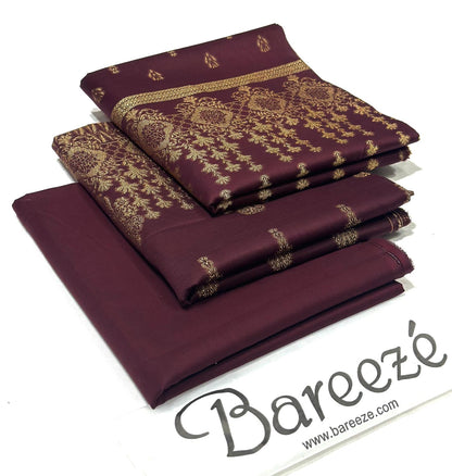 Bareeze 3pc Lawn Jacquard Collection