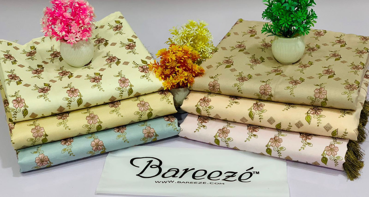 (BAREEZE LAWN EMB 2025 OPENING)  FABRIC :   LAWN EMB 3pc  3pc full emb Lawn WITH LACE LAWN EMB  DUPATTA  LAWN EMB 3pc Collection