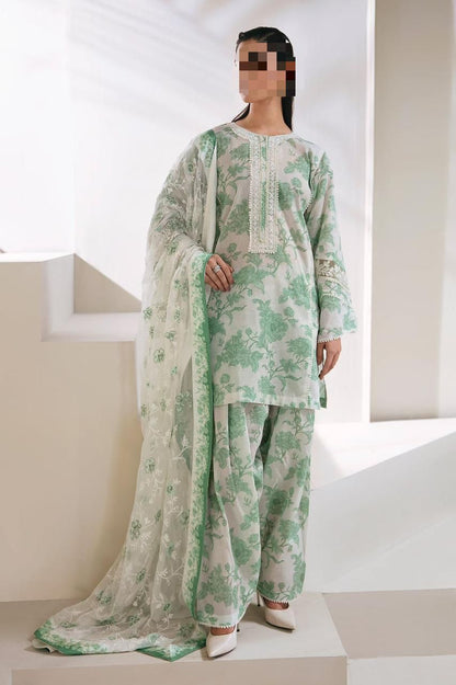 Brand :Baroque Digital Printed  Swiss Lawn Collection -