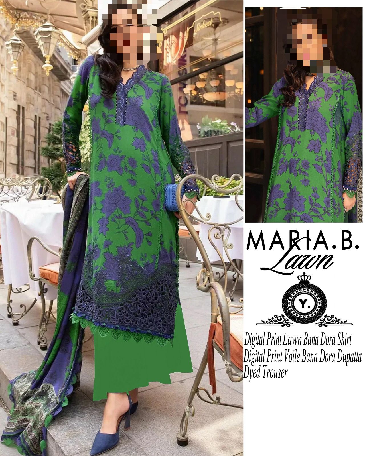 NEW ARRIVAL'S SUMMER LAWN COLLECTION 2025       BRAND NAME             MARIA B