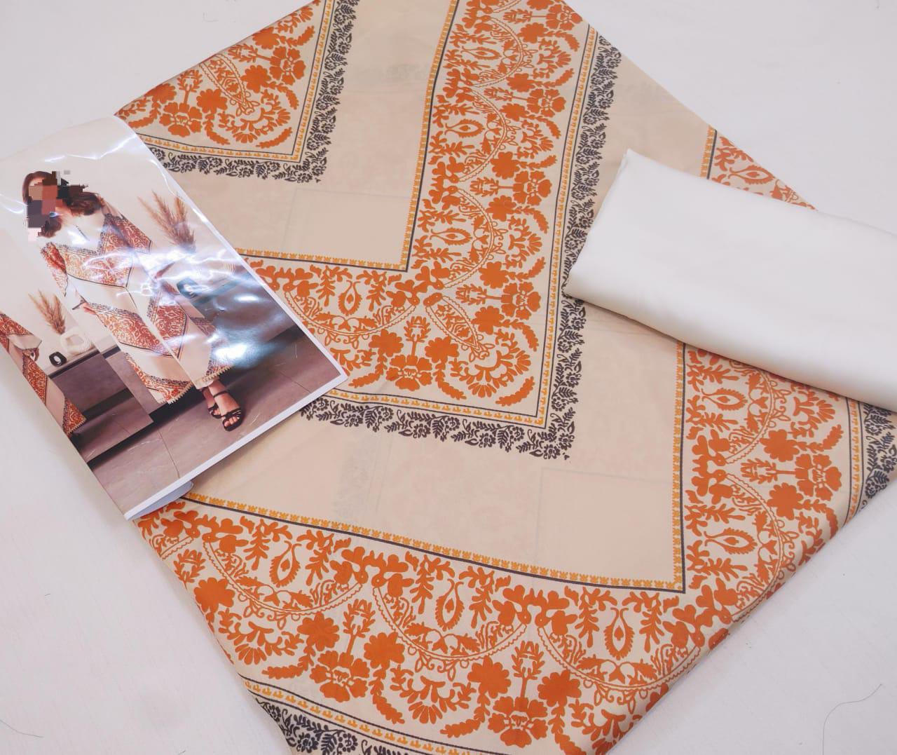 Brand Name: LULUSAR Digital Printed 2pc Fabric Silk