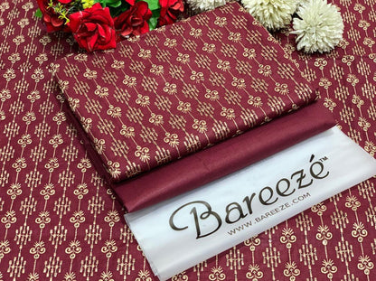 (BAREEZE LAWN 2025 OPENING)  EMBROIDERY LUXURY COTTON LAWN  Embroidery 2pc Collection