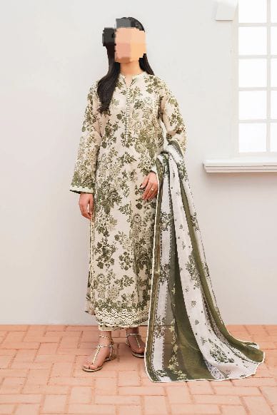 Summer  Collection 2025💕  Brand Name : BAROQUE  Airjet Lawn   By Baroque  🚩 Fabric: 90/70 lawn