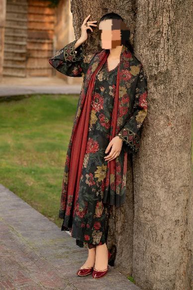 Summer  Collection 2025💕  Brand Name : BAROQUE  Airjet Lawn   By Baroque  🚩 Fabric: 90/70 lawn