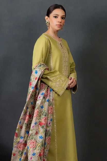 Brand Name KOKUM (LAWN)  SHIRT:  Lawn  DUPATTA: Neno-Kara TROUSER: Lawn   By Pcs : 3 Pcs