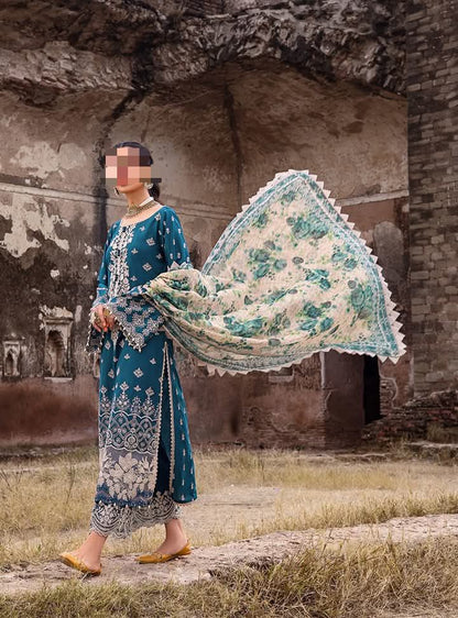 Brand :ZAINAB CHOTANI  FABRIC Lawn cotton with khaddi net digital print dupatta